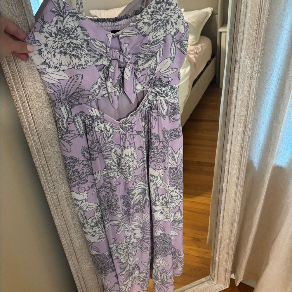 Floral Lavender Dress